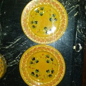 2 Provence plates New
